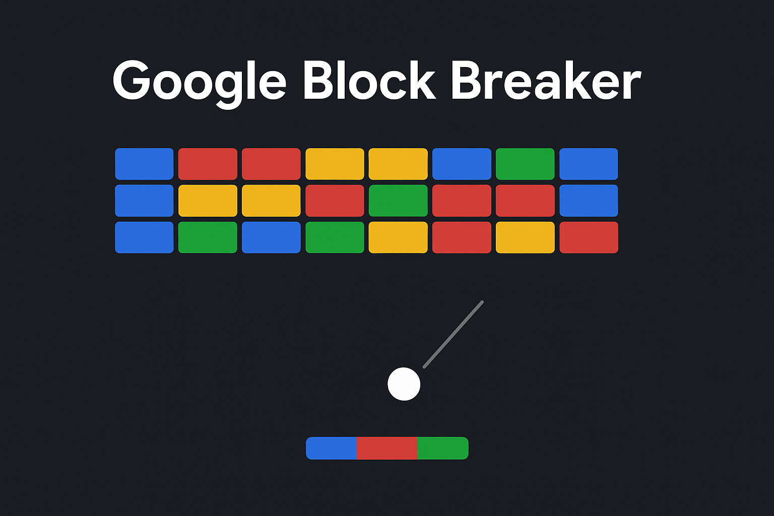 Google Block Breaker